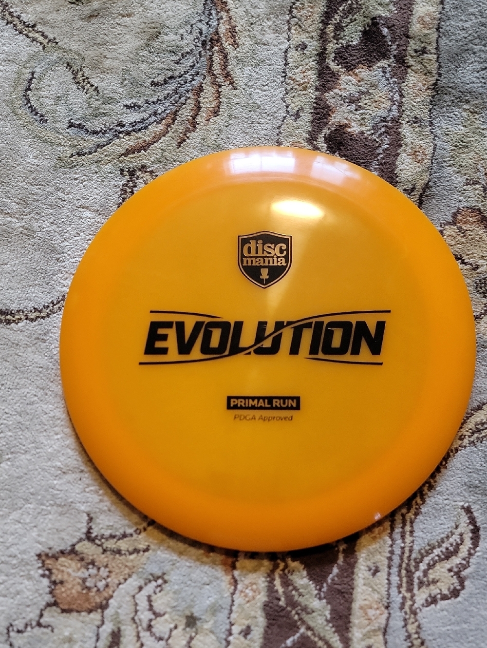 NEW DISCMANIA Evolution Primal 1st Run Enigma 173 Grams Disc Golf Driver Orange
